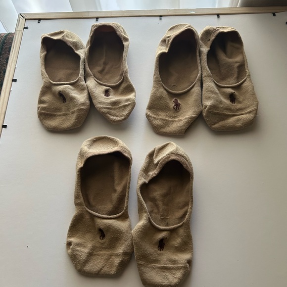 Polo Ralph Lauren Beige No-Show Socks - Picture 4 of 4